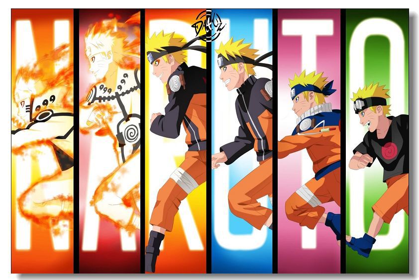 Naruto Photographic Paper Poster - free shipping worldwide