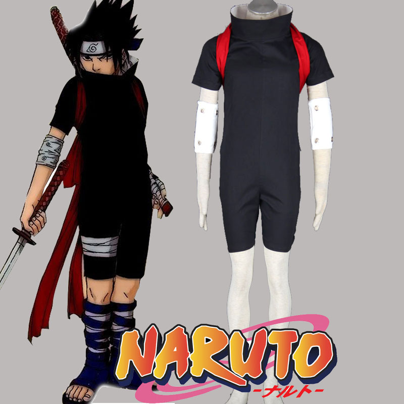 Naruto Uchiha Sasuke Cosplay Set.