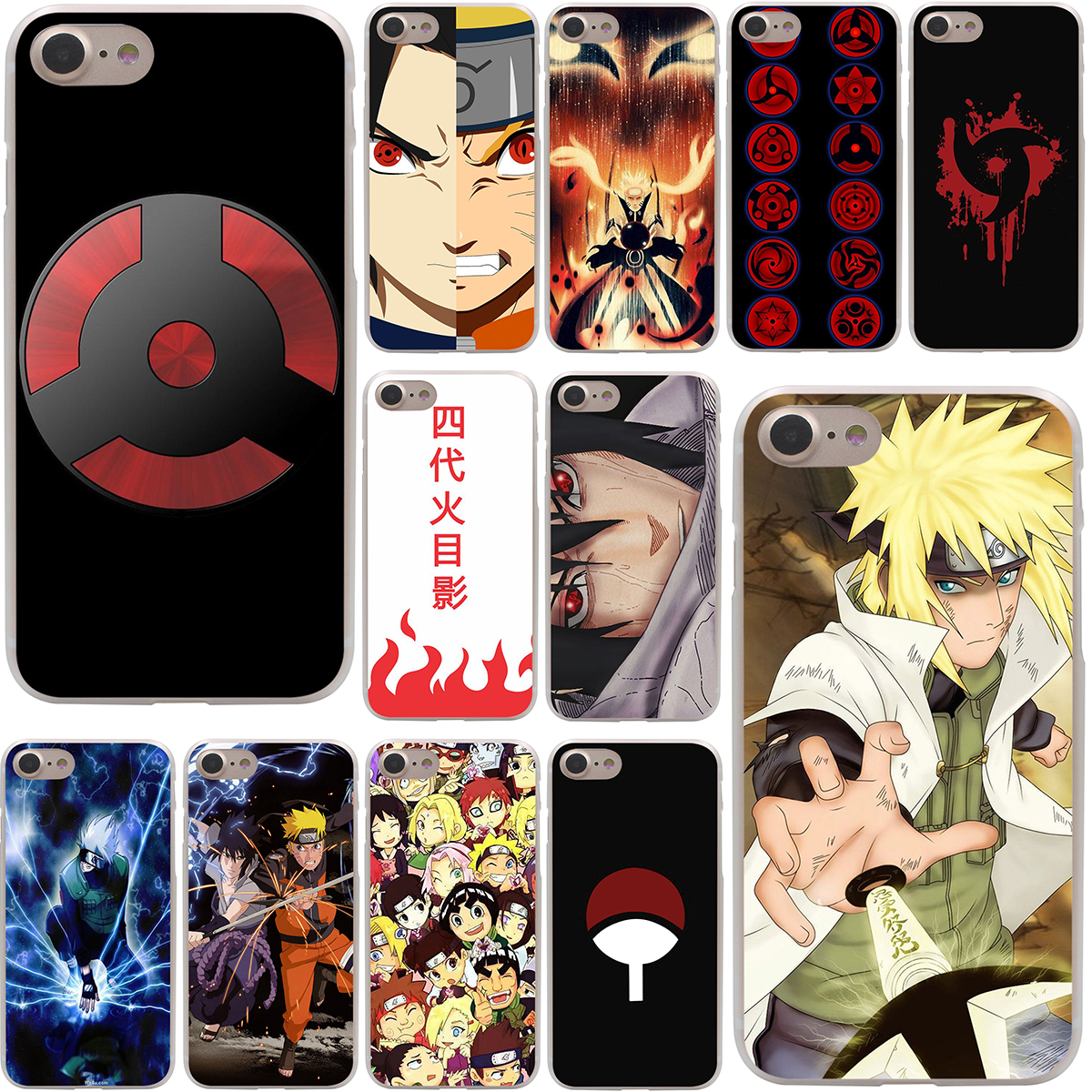 Hokage Naruto Kakashi Hard Case Transparent for iPhone 7 7 