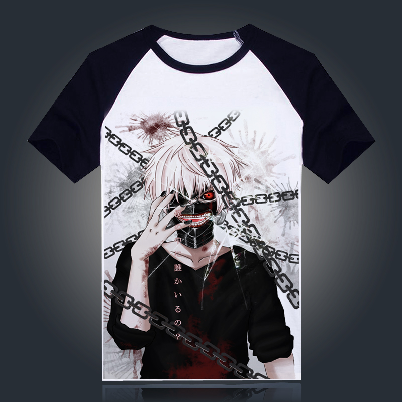 tokyo ghoul white print t shirts 19 styles tokyo ghoul white print t shirts 19 styles
