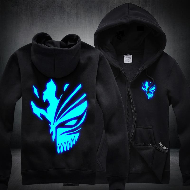 blue bleach dye hoodie
