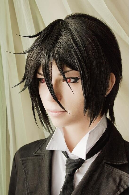 Black Butler Sebastian Michaelis Cosplay Wig