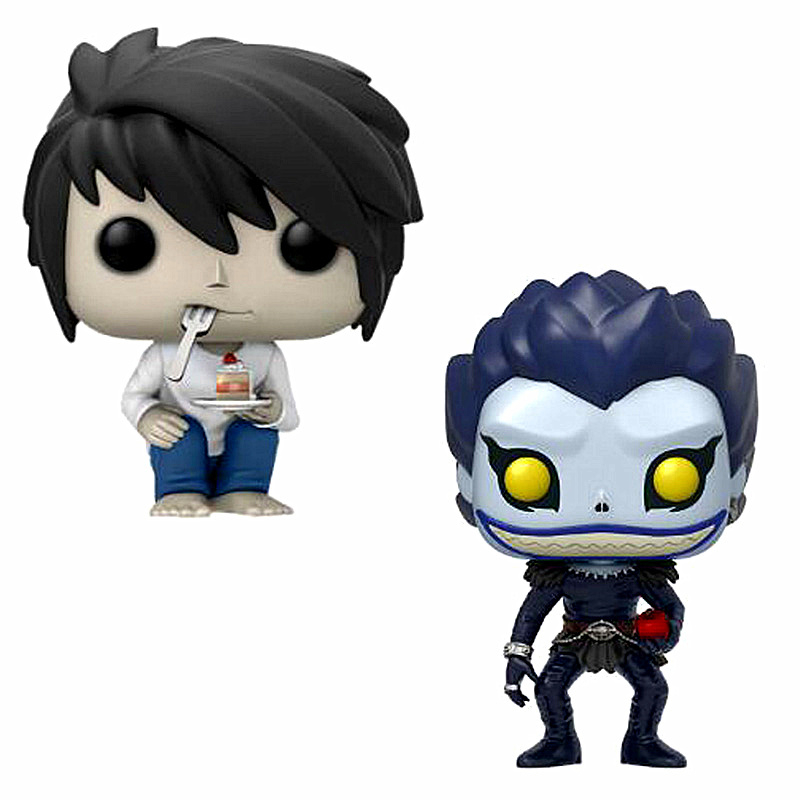 10cm Death Note L Ryuuku Ryuk Death Note Action Figure Q-version Lyuuku Toy Doll Anime Bobble Head Q Edition For Car Decoration 10cm Death Note L Ryuuku Ryuk Death Note Action Figure Q-version Lyuuku Toy Doll Anime Bobble Head Q Edition For Car Decoration