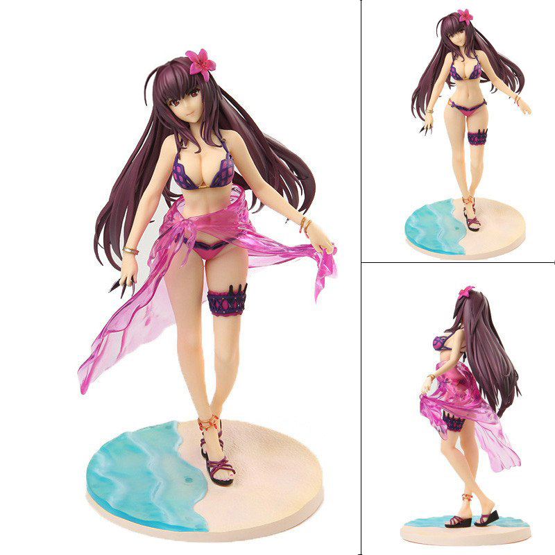 Fate-Stay-Night-Action-Toys-Figures-Fate-Grand-Order-Lancer-Scathach-Sexy-Girl-1-7-Aquamarine