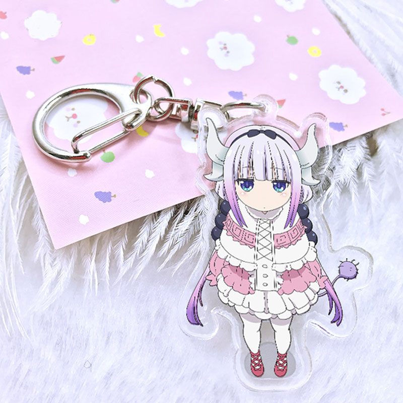 Hot-Anime-Kobayashi-san-Chi-no-Maid-Dragon-keychain-for-Bags-Miss-Kobayashi-s-Dragon-Maid
