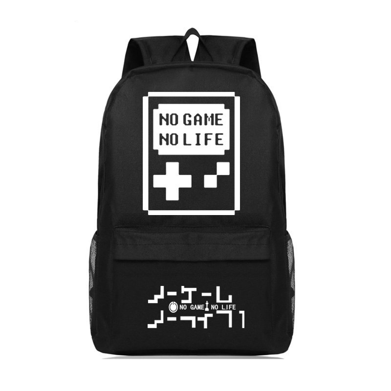 Japan-Anime-No-Game-No-Life-Backpack-Cosplay-Oxford-Students-Bagpack-Travel-School-Bag-Schoolbag