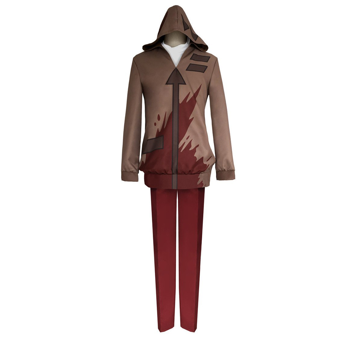 New-Anime-Angels-of-Death-cosplay-wwwIsaac-Foster-Coat-Sweatshirt-t-shirt-trousers-bandage-wigs-full