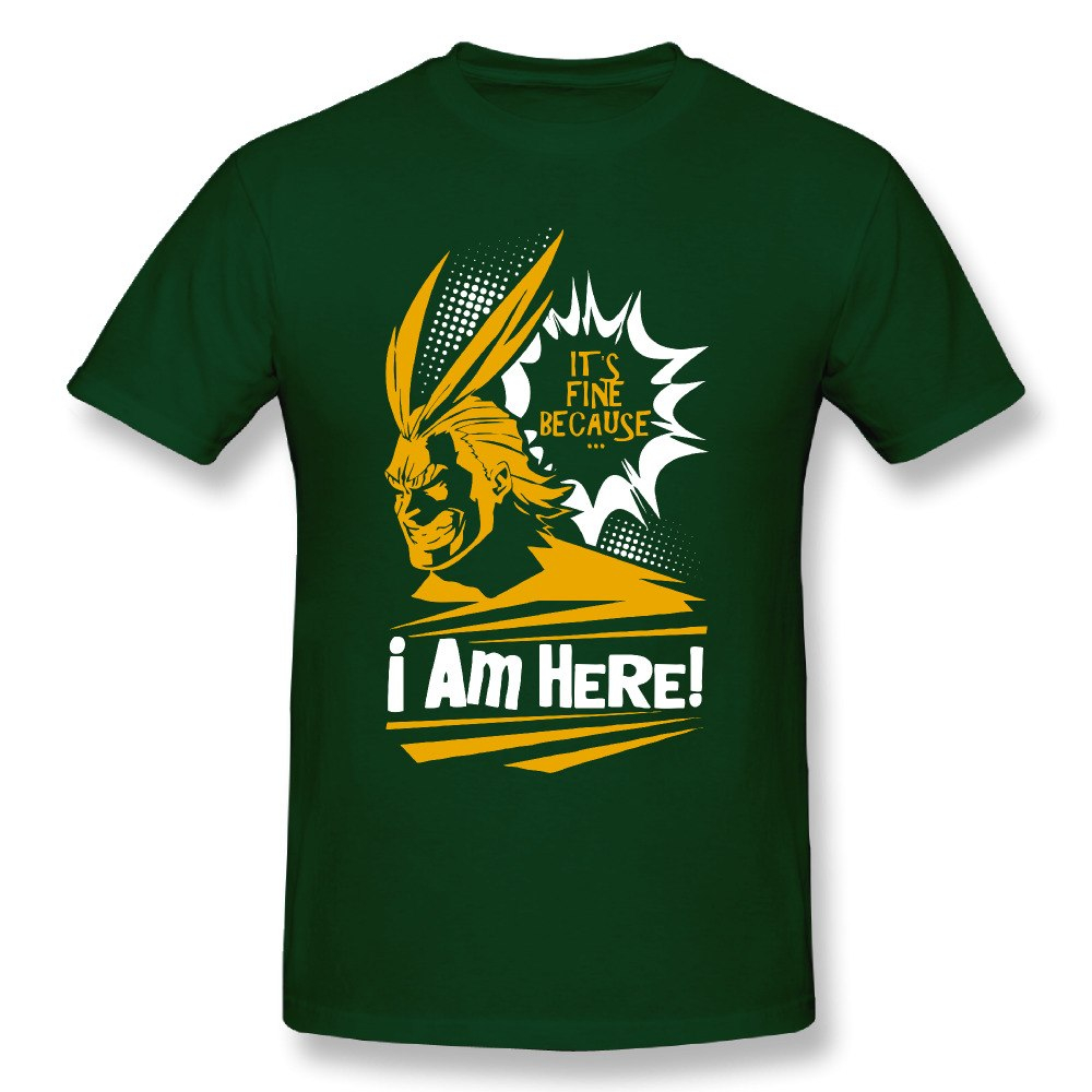 Fashion Male My Hero Academia – All Might T Shirt Great Design T Shirt 100% Cotton Tee Nice Short-sleeved Tees Fashion Male My Hero Academia - All Might T Shirt Great Design T Shirt 100% Cotton Tee Nice Short-sleeved Tees