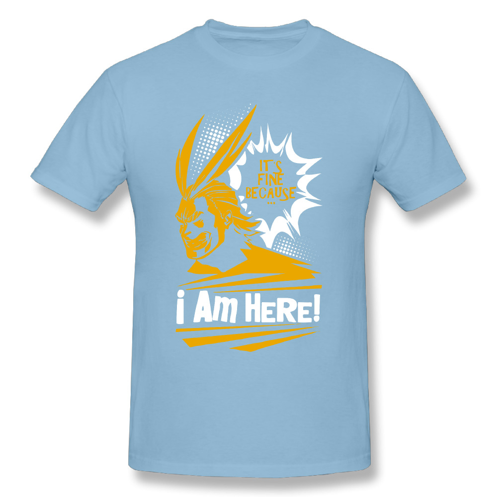 Fashion Male My Hero Academia – All Might T Shirt Great Design T Shirt 100% Cotton Tee Nice Short-sleeved Tees Fashion Male My Hero Academia - All Might T Shirt Great Design T Shirt 100% Cotton Tee Nice Short-sleeved Tees