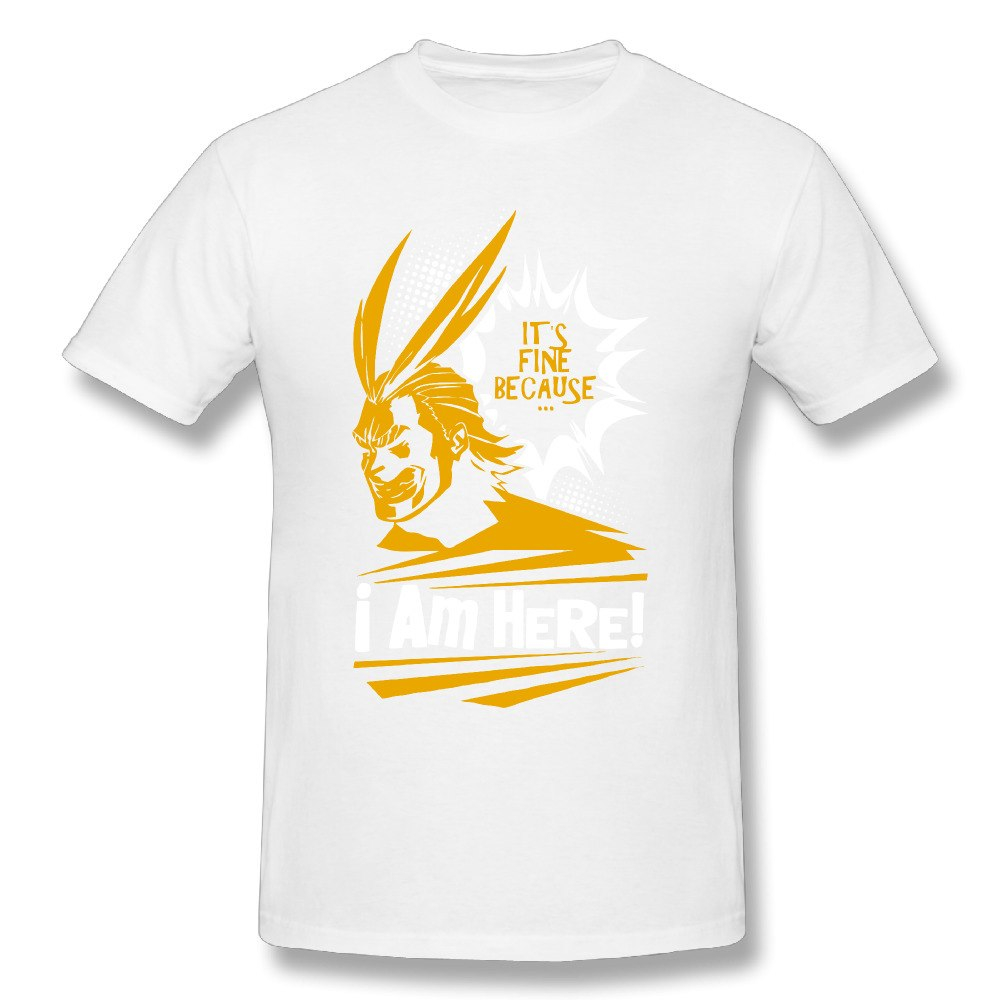 Fashion Male My Hero Academia – All Might T Shirt Great Design T Shirt 100% Cotton Tee Nice Short-sleeved Tees Fashion Male My Hero Academia - All Might T Shirt Great Design T Shirt 100% Cotton Tee Nice Short-sleeved Tees