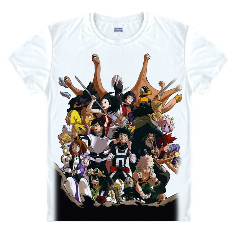 My Hero Academia Printed Casual T-Shirt (8 types) – Brown My Hero Academia Printed Casual T-Shirt (8 types) - Brown