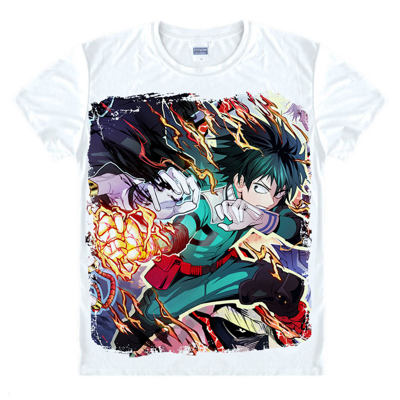 My Hero Academia Printed Casual T-Shirt (8 types) – Dark Green My Hero Academia Printed Casual T-Shirt (8 types) - Dark Green