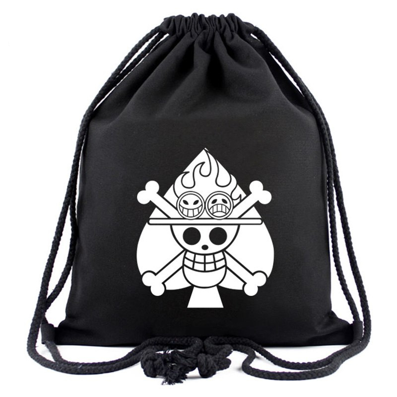 One Piece Canvas Drawstring Backpack One Piece Canvas Drawstring Backpack