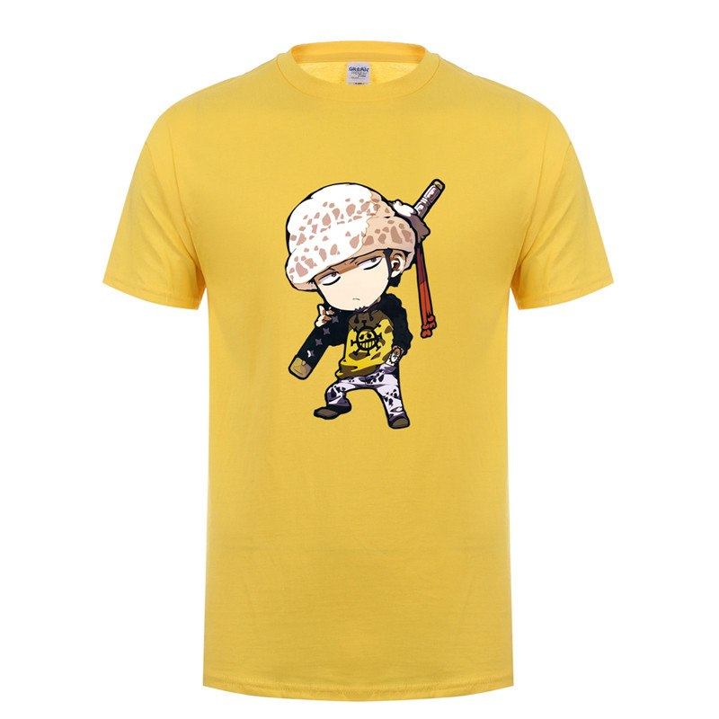 One Piece Trafalgar Law Cute Print T-Shirt (2 types) One Piece Trafalgar Law Cute Print T-Shirt (2 types)