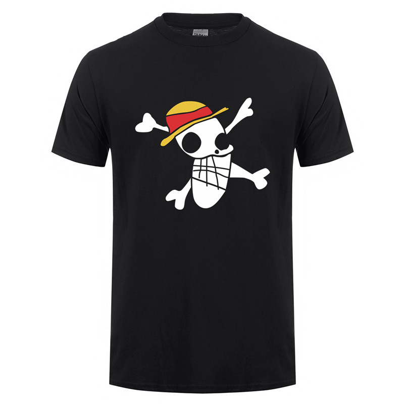One Piece Characters Print T-Shirt – Black One Piece Characters Print T-Shirt - Black