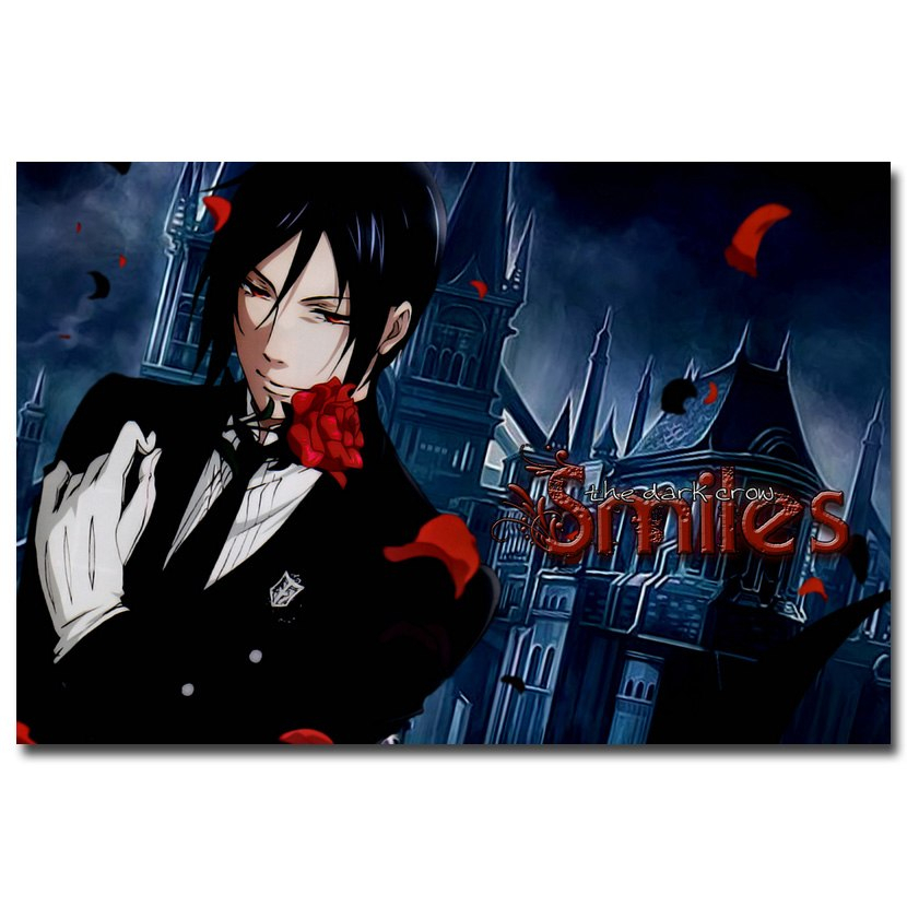 Black Butler 2 Art Silk Fabric Poster Print 13×20 24×36 inch Anime Poster For Living Room Wall Decoration 004 Black Butler 2 Art Silk Fabric Poster Print 13x20 24x36 inch Anime Poster For Living Room Wall Decoration 004
