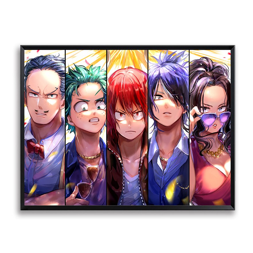 My Hero Academia U.A. High School Students Wall Poster