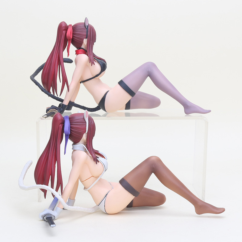 13cm Anime Fairy Tail Erza Scarlet With Cat Gravure Style 1/6 Scale PVC Action Figure Collection Model Kids Toy 13cm Anime Fairy Tail Erza Scarlet With Cat Gravure Style 1/6 Scale PVC Action Figure Collection Model Kids Toy