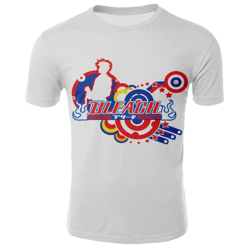 Newest summer tops anime bleach figure shirt for women/man and bleach anime series 3d printed funny t shirts Newest summer tops anime bleach figure shirt for women/man and bleach anime series 3d printed funny t shirts