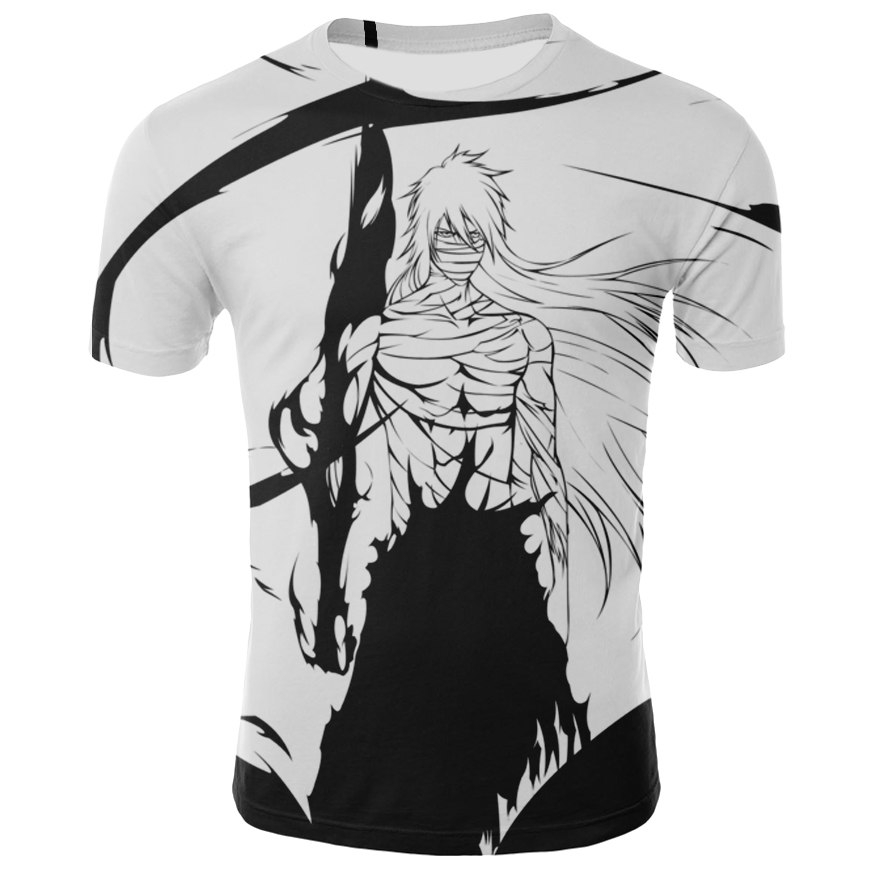 Newest summer tops anime bleach figure shirt for women/man and bleach anime series 3d printed funny t shirts Newest summer tops anime bleach figure shirt for women/man and bleach anime series 3d printed funny t shirts