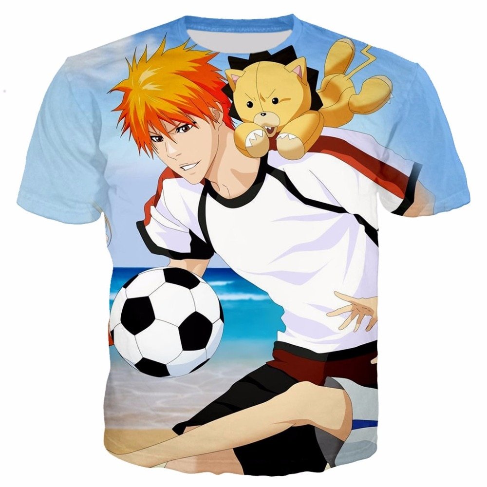 YX GIRL Bleach Anime Characters Women/Men’s T Shirt Short Sleeve Funny Female T-Shirt Print 3D Summer Tops Tees Plus S-5XL YX GIRL Bleach Anime Characters Women/Men's T Shirt Short Sleeve Funny Female T-Shirt Print 3D Summer Tops Tees Plus S-5XL