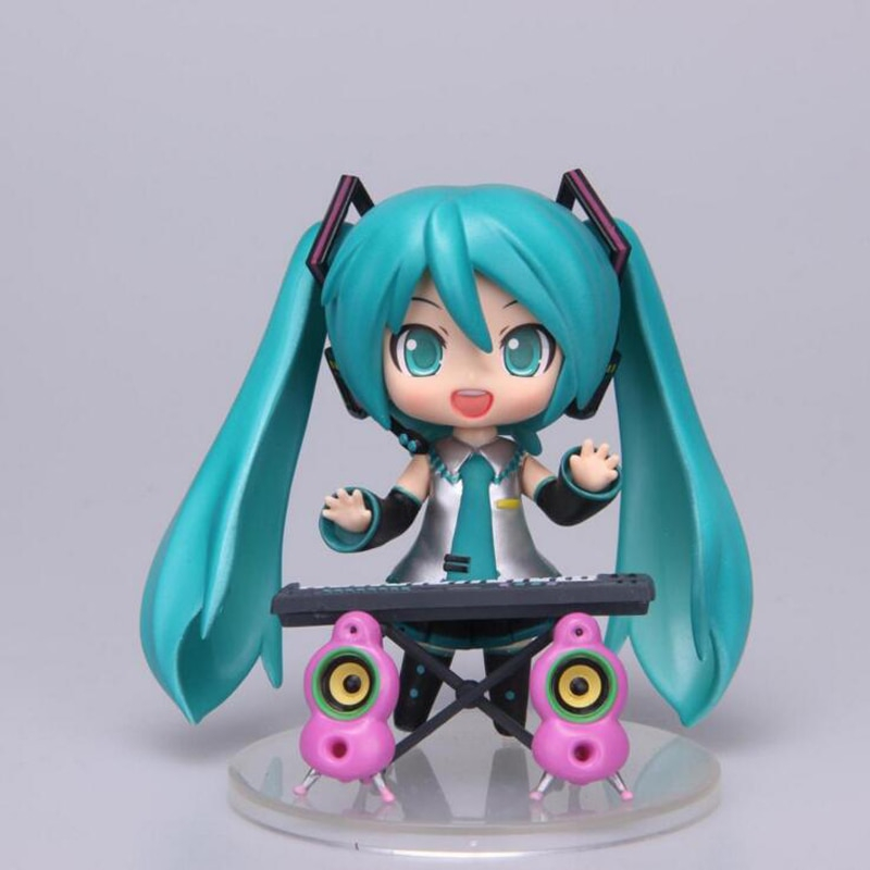 10cm Cute Nendoroid Vocaloid Hatsune Miku Action Figure Model Collection Miku Doll Toys Y6008 10cm Cute Nendoroid Vocaloid Hatsune Miku Action Figure Model Collection Miku Doll Toys Y6008
