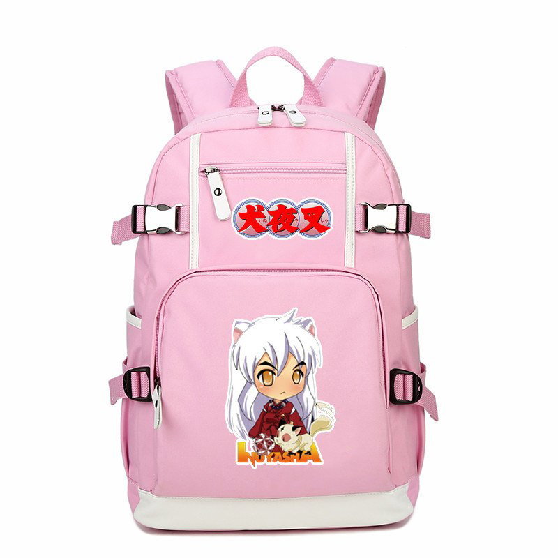 Anime-InuYasha-InuYasya-HigurashiKagome-Cosplay-Printing-Kawaii-Women-Backpack-Canvas-School-Bags-Laptop-Backpack-Travel-Bags (1)