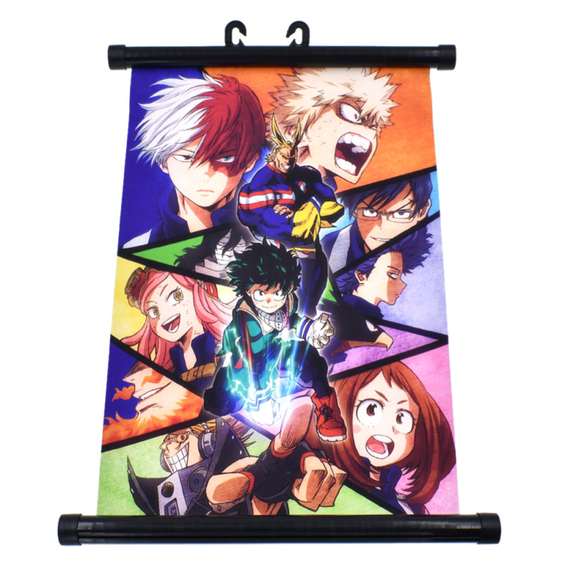 Lychee My Hero Academia Scroll Painting Japanese Anime Wall Hanging Poster Canvas Poster Home Art Decoration Lychee My Hero Academia Scroll Painting Japanese Anime Wall Hanging Poster Canvas Poster Home Art Decoration