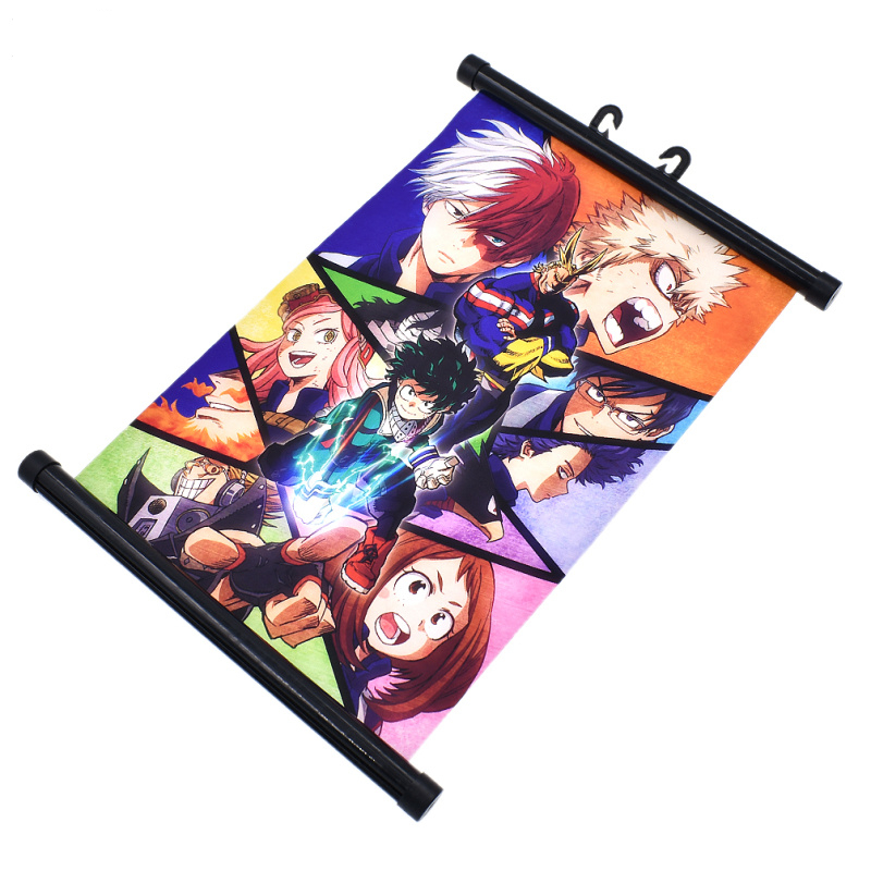 Lychee My Hero Academia Scroll Painting Japanese Anime Wall Hanging Poster Canvas Poster Home Art Decoration Lychee My Hero Academia Scroll Painting Japanese Anime Wall Hanging Poster Canvas Poster Home Art Decoration