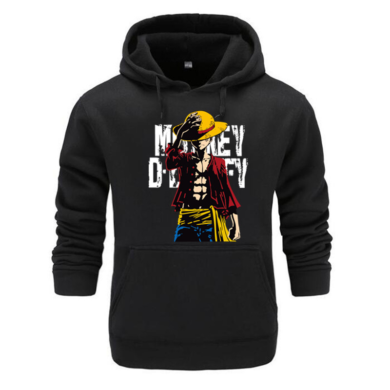 New One Piece Hoodie Men Japanese Anime Hoodies Mens The Pirate King Luffy Hooded Sweatshirt Winter Autumn Fleece Pullover Youth New One Piece Hoodie Men Japanese Anime Hoodies Mens The Pirate King Luffy Hooded Sweatshirt Winter Autumn Fleece Pullover Youth