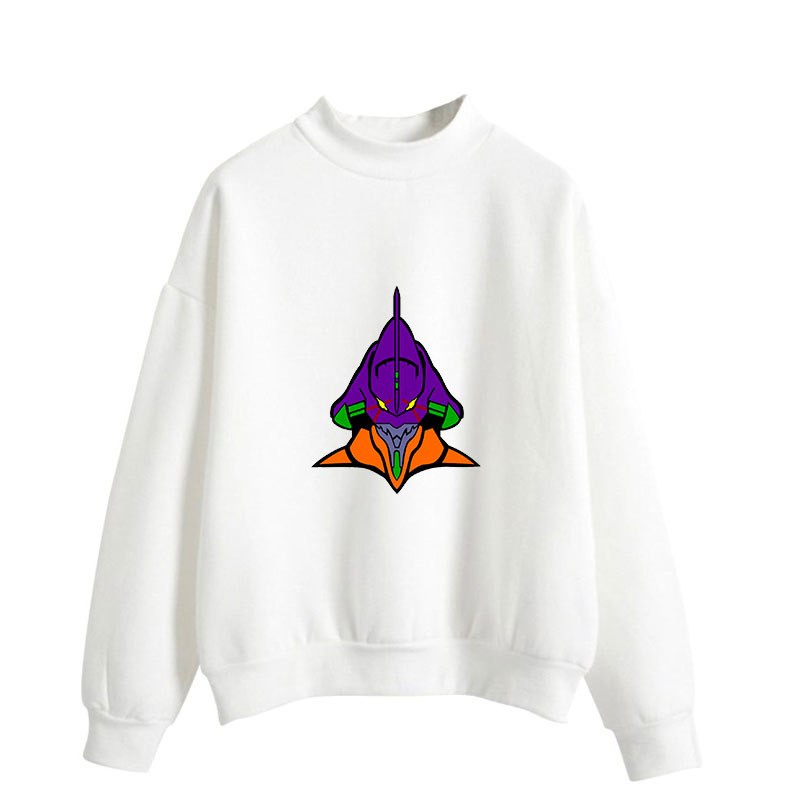 Neon Genesis Evangelion Themed Printed Sweatshirt Neon Genesis Evangelion Themed Printed Sweatshirt
