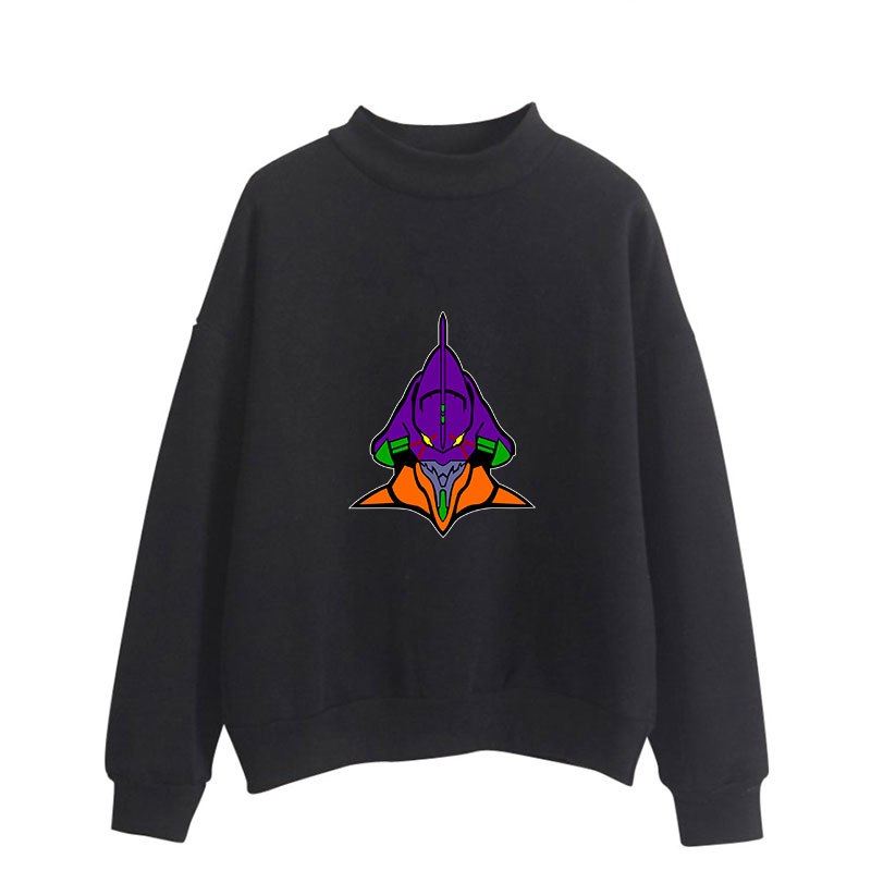 Neon Genesis Evangelion Themed Printed Sweatshirt Neon Genesis Evangelion Themed Printed Sweatshirt