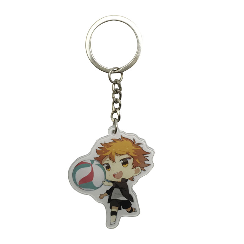 Haikyuu! Keychain Karasuno Nekoma Anime Karasuno High School Doomed Battle Key Chains for Men Women Keyring Holder Acrylic Haikyuu! Keychain Karasuno Nekoma Anime Karasuno High School Doomed Battle Key Chains for Men Women Keyring Holder Acrylic