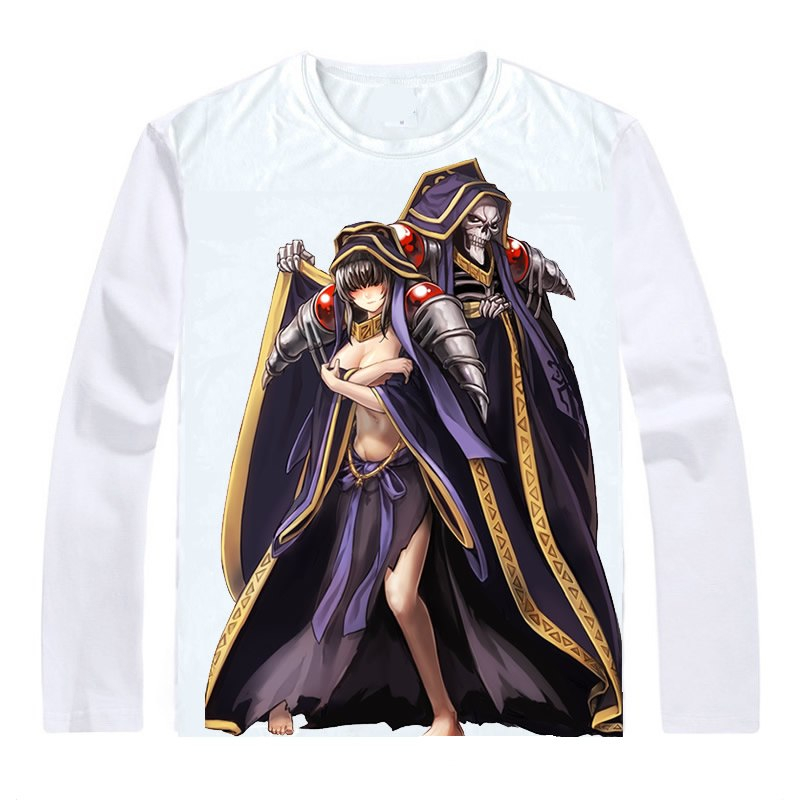 Overlord T-Shirts Long Sleeve Shirts Anime Ainz Ooal Gown Ainzu Uru Goun Momonga Momon Dark Hero Sorcerer King Cosplay Shirt Overlord T-Shirts Long Sleeve Shirts Anime Ainz Ooal Gown Ainzu Uru Goun Momonga Momon Dark Hero Sorcerer King Cosplay Shirt