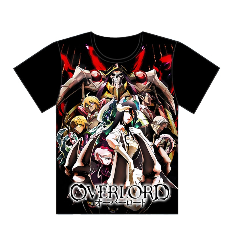 Anime Overlord T Shirt Ainz Ooal Gown Albedo Cosplay Costume T-shirts Men Women Clothing Short Sleeve Tees F Summer Luxtees Anime Overlord T Shirt Ainz Ooal Gown Albedo Cosplay Costume T-shirts Men Women Clothing Short Sleeve Tees F Summer Luxtees