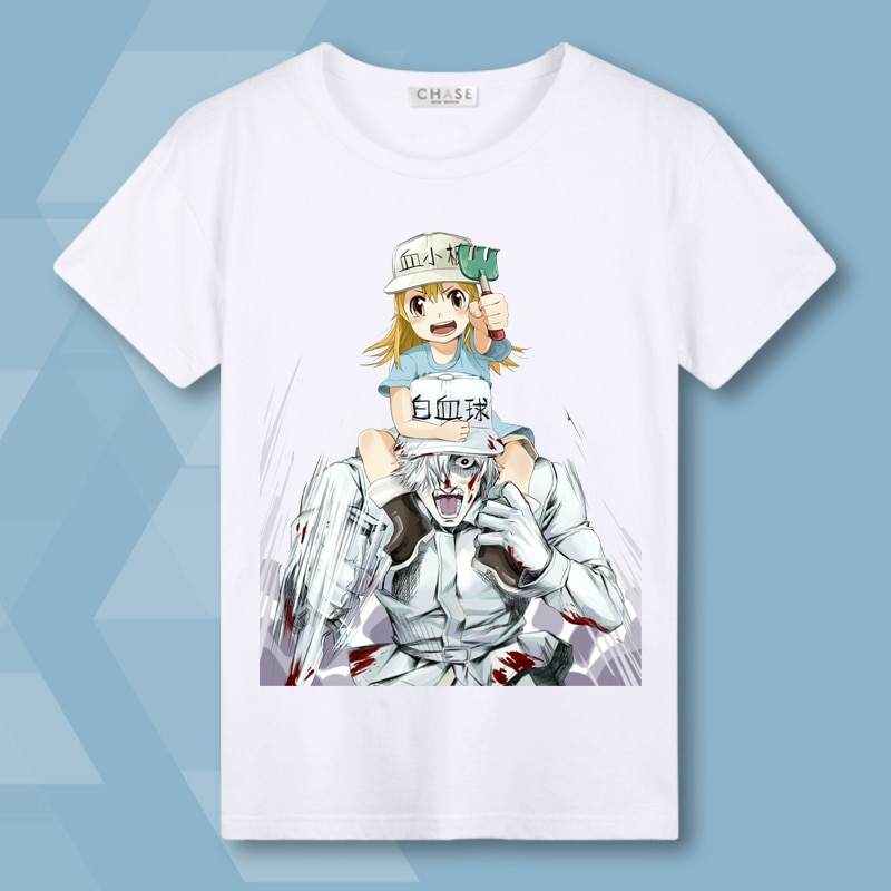 Costumebuy Cells at Work Erythrocite Red Blood Cell White Cell Platelet Cosplay T-shirt T Shirt Short Sleeve Tops Tees Unisex Costumebuy Cells at Work Erythrocite Red Blood Cell White Cell Platelet Cosplay T-shirt T Shirt Short Sleeve Tops Tees Unisex