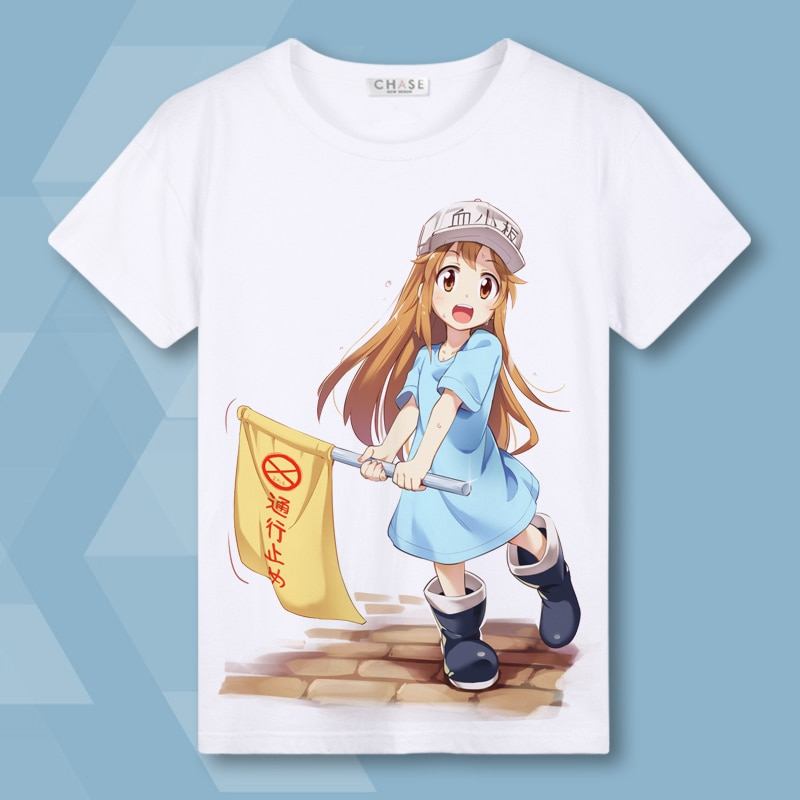 Costumebuy Cells at Work Erythrocite Red Blood Cell White Cell Platelet Cosplay T-shirt T Shirt Short Sleeve Tops Tees Unisex Costumebuy Cells at Work Erythrocite Red Blood Cell White Cell Platelet Cosplay T-shirt T Shirt Short Sleeve Tops Tees Unisex