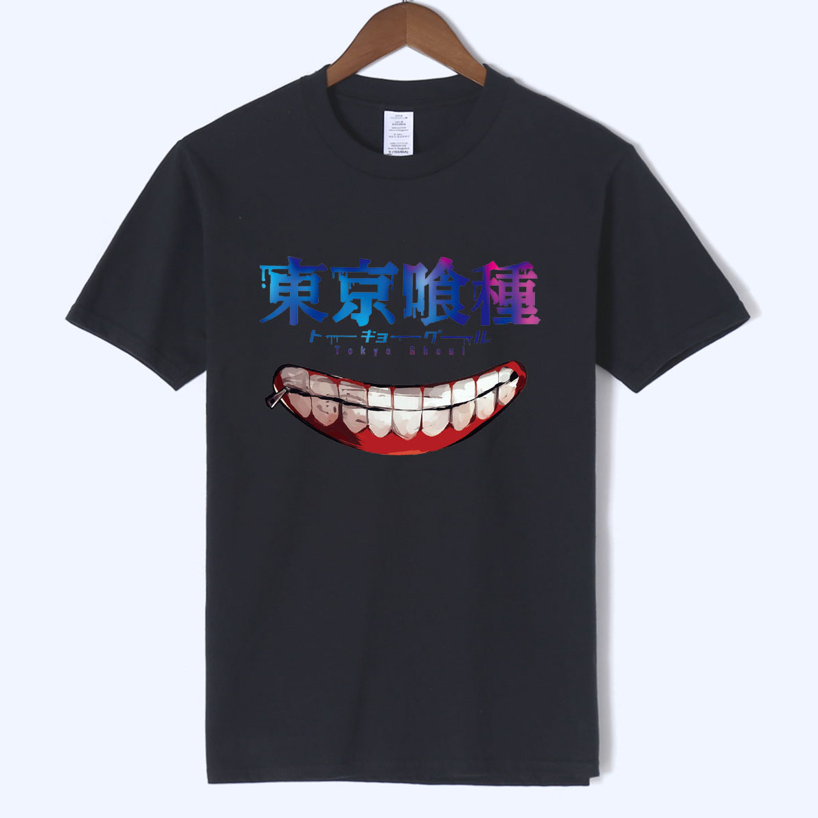 Anime-Tokyo-Ghoul-Ken-Kaneki-Men-T-Shirt-2018-Summer-Funny-Hip-Hop-Streetwear-Men-T