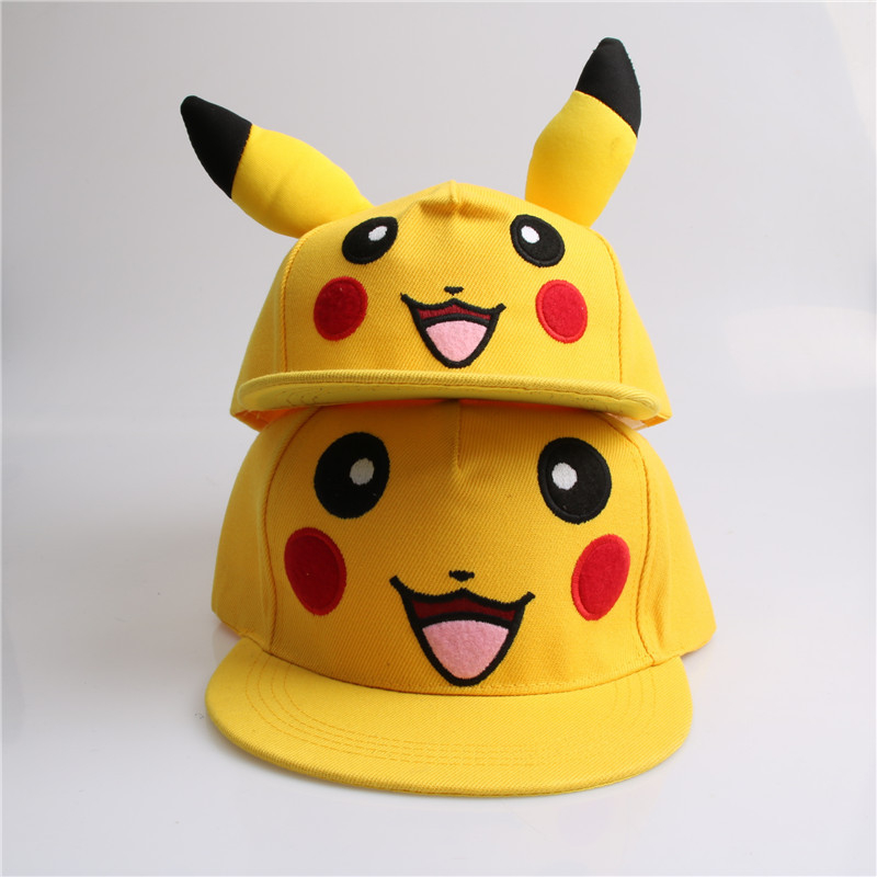 Pokemon Pikachu Flat Snapback Pokemon Pikachu Flat Snapback