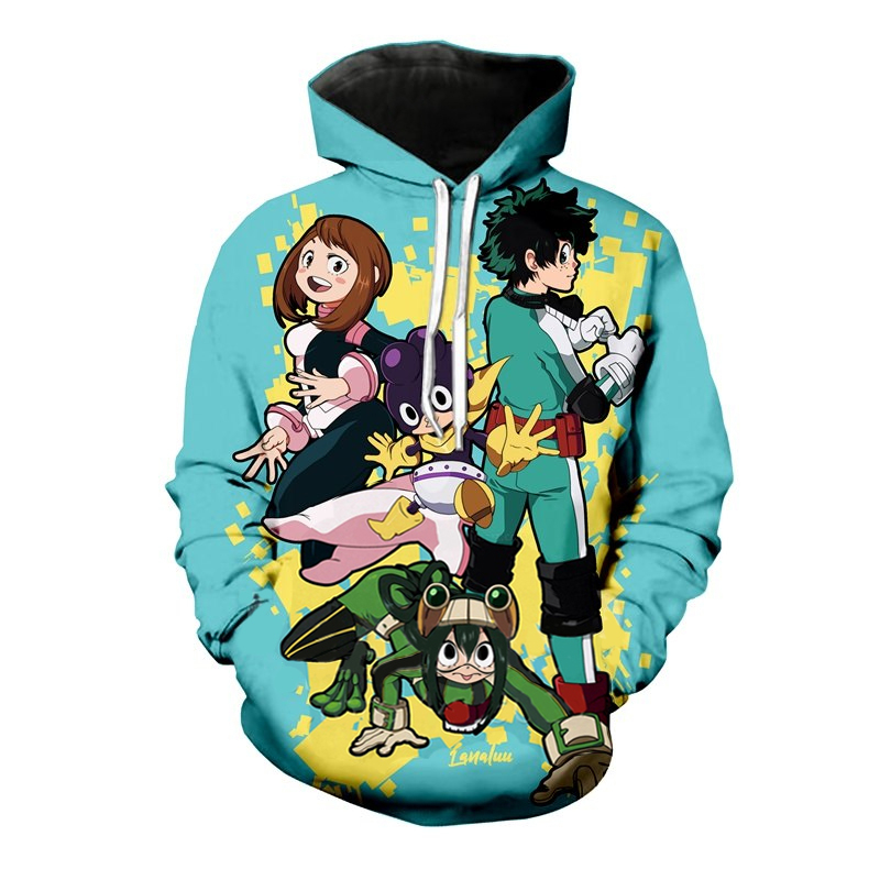 My Hero Academia 3D Print Hoodie My Hero Academia 3D Print Hoodie