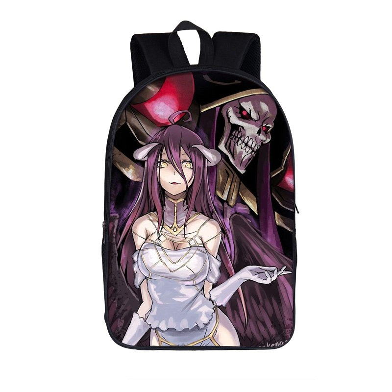 Overlord Albedo and Ainz Print Backpack Overlord Albedo and Ainz Print Backpack