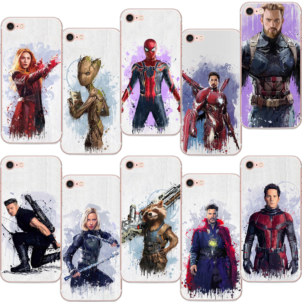 Marvel The Avengers Phone Case For iPhone (10 Types)