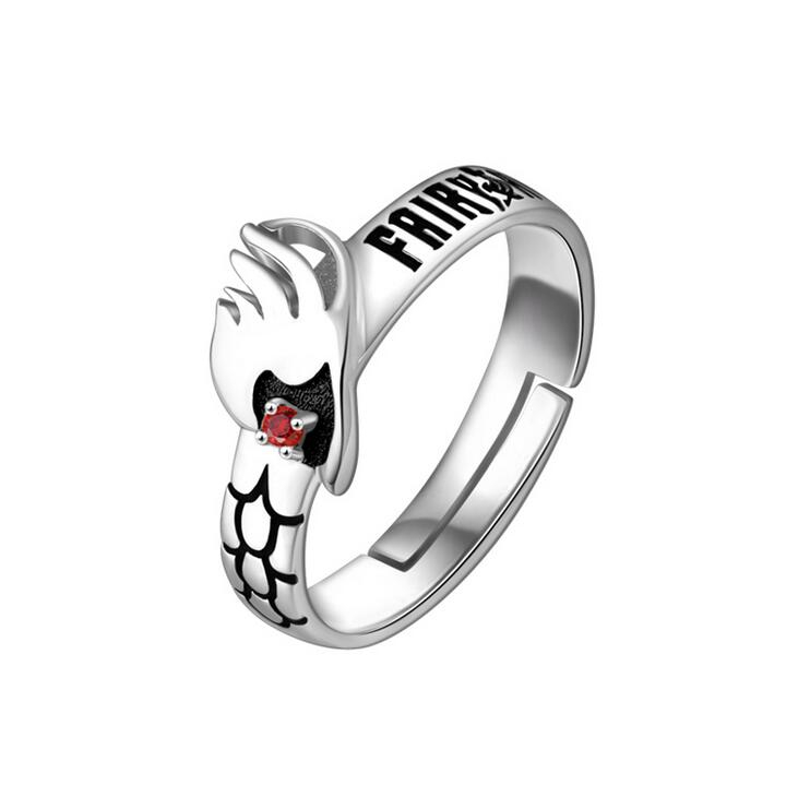 Fairy Tail Natsu Dragneel Silver Ring Fairy Tail Natsu Dragneel Silver Ring
