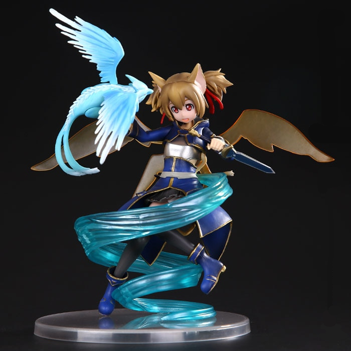 Anime Figure 20 CM Sword Art Online II Silica ALO ver. Funny Knights Ayano Keiko 1/8 PVC Figure Action Collectible Toy Model Anime Figure 20 CM Sword Art Online II Silica ALO ver. Funny Knights Ayano Keiko 1/8 PVC Figure Action Collectible Toy Model