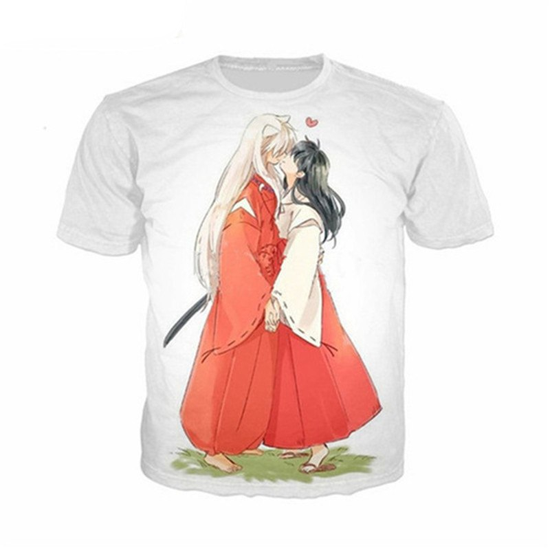 New fashion anime Inuyasha t shirt men/women 3D printed t-shirts Short sleeve Harajuku style tshirt streetwear summer tops New fashion anime Inuyasha t shirt men/women 3D printed t-shirts Short sleeve Harajuku style tshirt streetwear summer tops