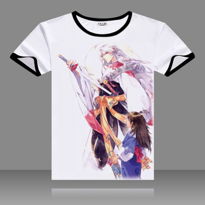 Inuyasha Print T-Shirt – White Inuyasha Print T-Shirt - White