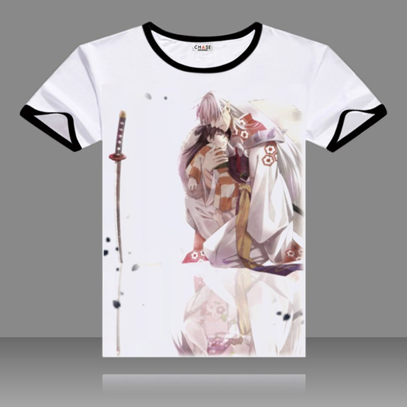 Inuyasha Print T-Shirt – White Inuyasha Print T-Shirt - White