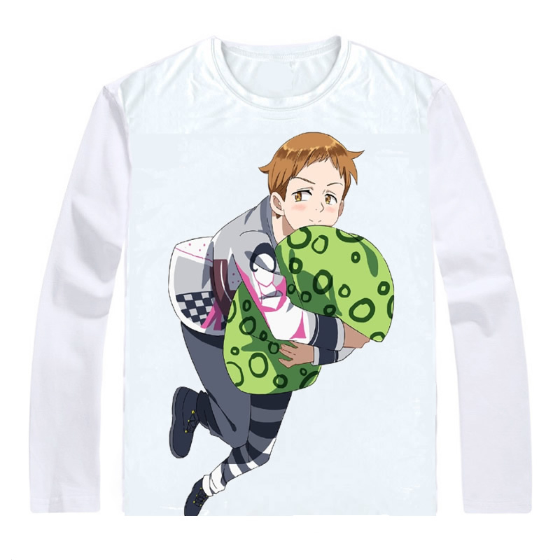 The Seven Deadly Sins Long Sleeve T-Shirt – White The Seven Deadly Sins Long Sleeve T-Shirt - White