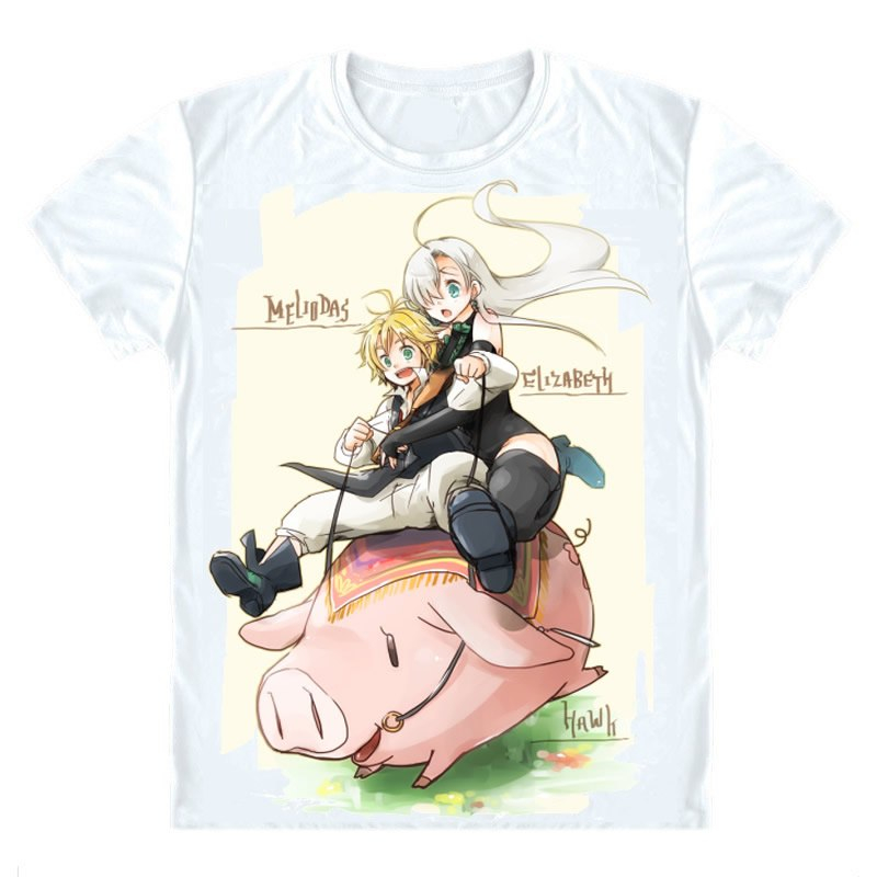 The Seven Deadly Sins Long Sleeve T-Shirt – White The Seven Deadly Sins Long Sleeve T-Shirt - White