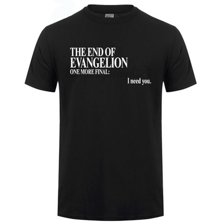 Neon Genesis Evangelion Casual Printed T-shirt Neon Genesis Evangelion Casual Printed T-shirt